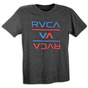 RVCA Reversed S/S T Shirt   Mens   Casual   Clothing   Black