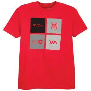 RVCA Multiply T Shirt   Mens   Skate   Clothing   Red