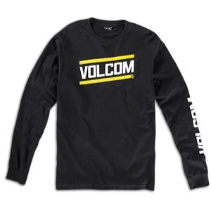Volcom Speed Shop L/S T Shirt   Mens   Skate   Clothing   Black