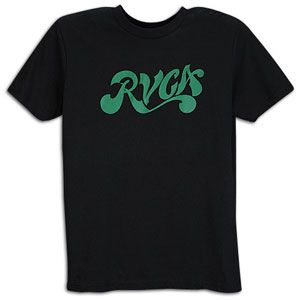 RVCA Fancy S/S T Shirt   Mens   Casual   Clothing   Black