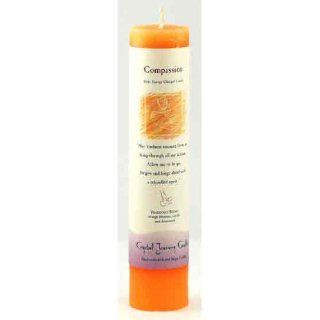Compassion Reiki Charged Pillar candle (CPCCOM)   Office