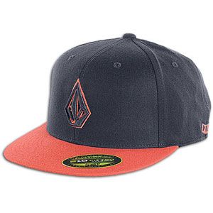 Volcom 2Stone 210 Fitted Cap   Mens   Casual   Clothing   Dark Navy