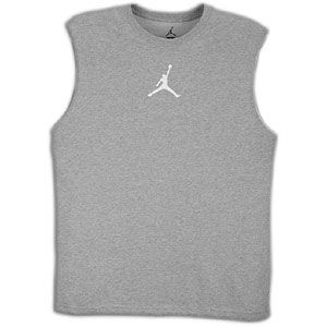 Jordan Jumpman Dri Fit Sleeveless T Shirt   Mens   Dark Grey Heather