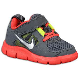 Nike Free Run 3   Boys Toddler   Dark Grey/University Red/Volt