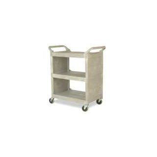 Rubbermaid Platinum Light Duty Utility Cart with Enclosed