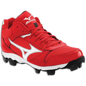 Mizuno 9 Spike Franchise 6 Mid   Mens   Baseball   Shoes   Red/White