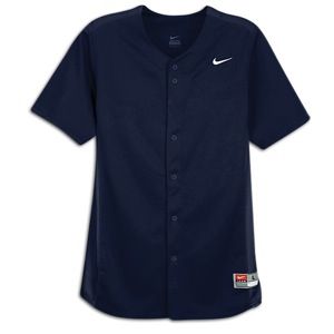 Nike Full Button Vapor Jersey   Mens   Baseball   Clothing   Navy