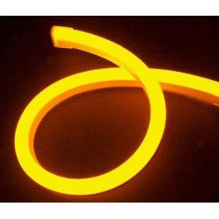  25 Pre Cut LED Neon 2 Wire 120 Volt Yellow Rope Light: Home & Kitchen