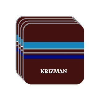 Personal Name Gift   KRIZMAN Set of 4 Mini Mousepad