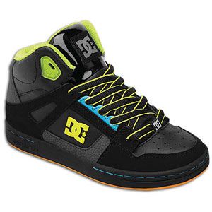 DC Shoes Rebound   Boys Grade School   Skate   Shoes   Black/Glow