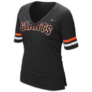 Nike MLB Fan T Shirt   Womens   Baseball   Fan Gear   Giants   Black