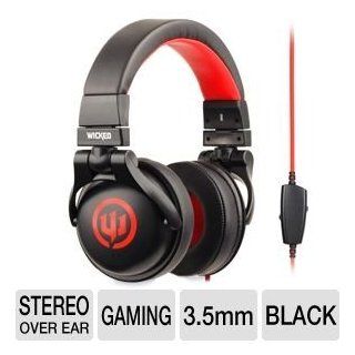 Wicked WI8700 Solus Headphone   Black/Red Electronics