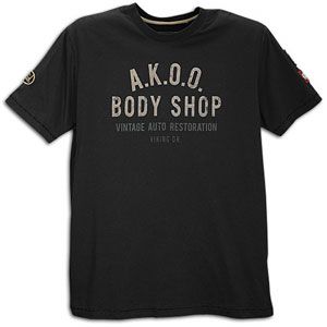 Akoo Restoration S/S T Shirt   Mens   Casual   Clothing   Jet Black