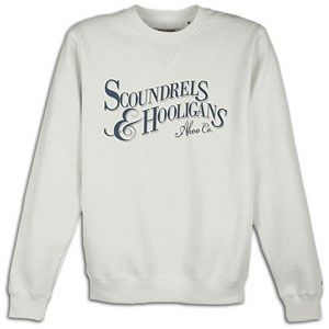 Akoo Scoundrels Crew Fleece   Mens   Casual   Clothing   White