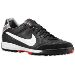 Nike Tiempo Mystic 4 TF   Mens   Soccer   Shoes   Black/Challenge Red