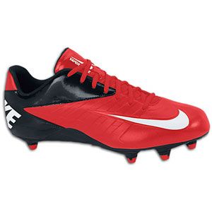 Nike Vapor Strike Low D 3   Mens   Football   Shoes   Game Red/White
