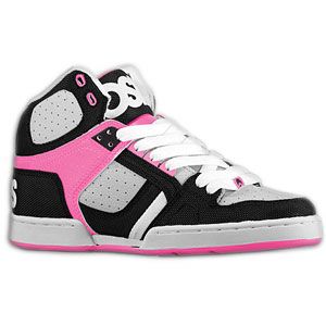 Osiris Nyc 83 Slim   Womens   Skate   Shoes   Black/Grey/Pink