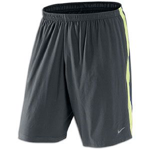 Nike 9 Stretch Woven Running Short   Mens   Anthracite/Liquid Lime