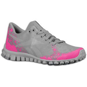 Reebok RealFlex Cool   Womens   Running   Shoes   Tin Grey/Radical