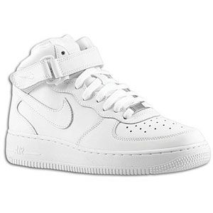 Nike Air Force 1 Mid   Boys Grade School   Basketball   Shoes   White