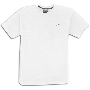 Nike Swoosh S/S T Shirt   Mens   Casual   Clothing   White/Dark Grey