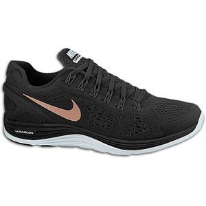 Nike LunarGlide + 4   Womens   Running   Shoes   Black/Anthracite