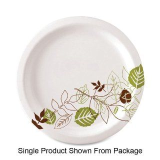  Paper Plates, 8 1/2, Green/Burgundy, 125 per Pack: Home & Kitchen
