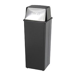 Reflections Push Top Trash Can   21 Gallon: Home & Kitchen