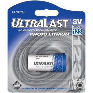 Ultralast UL 123/1 3V CR123 Photo Lithium Battery Retail