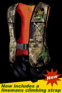 Hunters Safety System Harness Realtree Reversible Large Extra Large