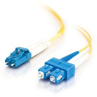 2m LC/SC Duplex 9/125 Single Mode Fiber Patch Cable TAA