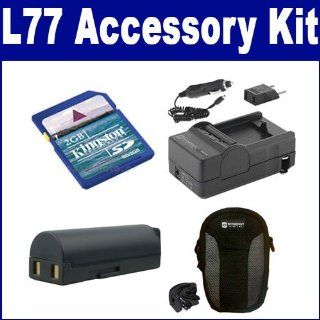 Samsung L77 Digital Camera Accessory Kit includes: SDM 127