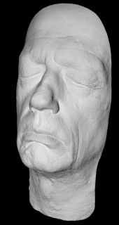  Mask is a full life size casting of the front 1/2 of John Hurts face