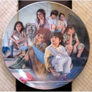 Little Orphan Annie Collectors PLATE Series   SET of 6 Knowles fine