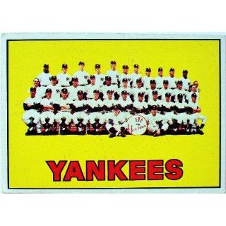  New York Yankees 1967 Topps Card of 1966 Team #131