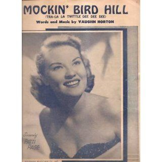   Sheet Music Mockin Bird Hill Patti Page 135 