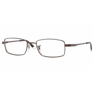   Ray Ban RX6177 2511 Eyeglasses Brown Frame Size 54 18 135 Clothing