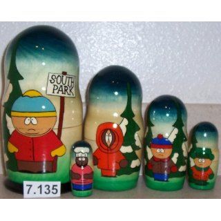  Stacking South Park Doll. 5 Pieces / 7 in Tall #7.135 
