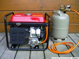 Hybrid Conversion Kit for Portable Gasoline Power Generator to Use LPG