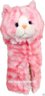 Daphnes Pink Calico Cat Utility Hybrid Golf Headcover