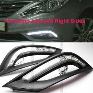  Running Fog Lights Lamp DRL w/ Control Switch Hyundai Sonata 2012