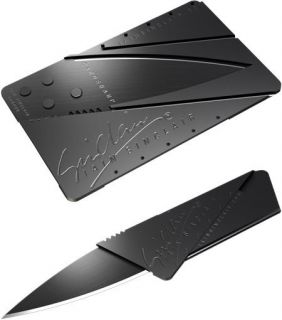 Iain Sinclair Cardsharp Credit Card Folding Safety Razor Knife Wallet