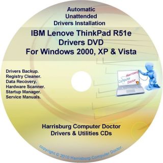 IBM Lenovo ThinkPad R51e Drivers Restore Disc CD DVD