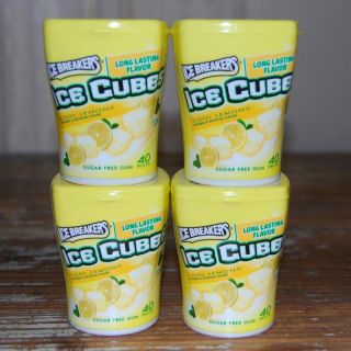 Boxes Ice Breakers Ice Cubes Cool Lemon Sugar Free Gum 160 Pieces