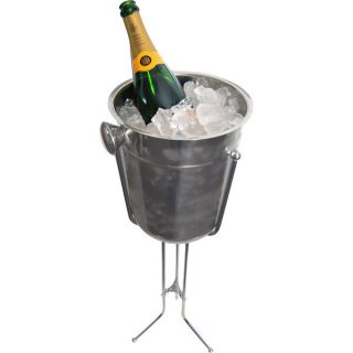 Champagne Wine Bucket with Stand Stainless Steel Ice Bucket