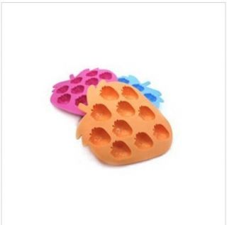 10STRAWBERRYS Ice Cube Trays Chocolate Mold Silicon