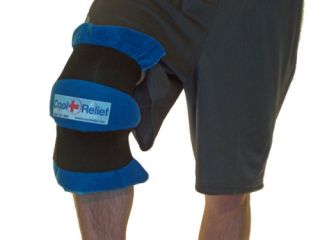 Soft Gel Knee Ice Pack Knee Ice Wrap by Cool Relief