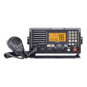 Icom M604A VHF Radio Hailer RX Repeat Fog Horn 30W Black