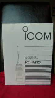 Icom M 15 Handheld Marine VHF Transceiver