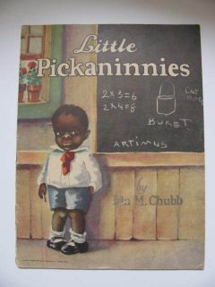 Little Pickaninnies by Ida M Chubb 1929 Whitman Book Very Good